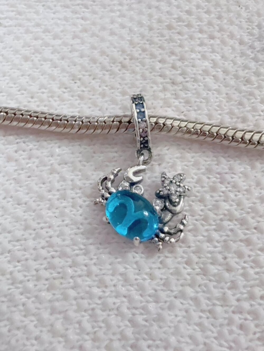 Blue Crab Starfish Dangle Charm Ocean Charm For Pandora Bracelet Necklace